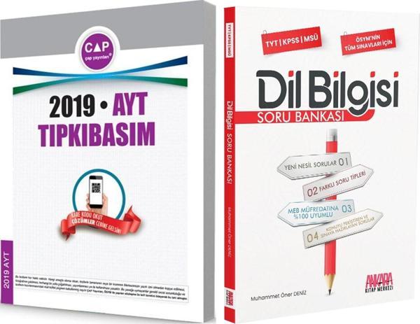 Çap Yayınları 2019 AYT Tıpkı Basım ve AKM Dil Bilgisi Soru Bankası Seti 2 Kitap - Çap Yayınları - Image 1