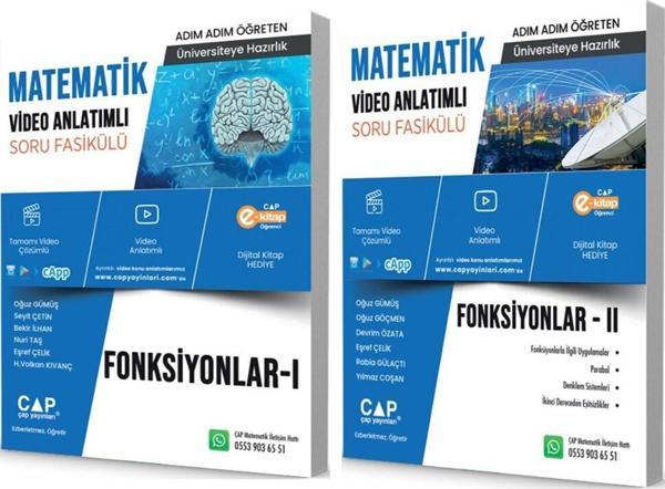 Çap Yayınları Fonksiyonlar 1 ve 2 Konu Anlatımlı Soru Bankası Seti 2 Kitap - Çap Yayınları - Image 1