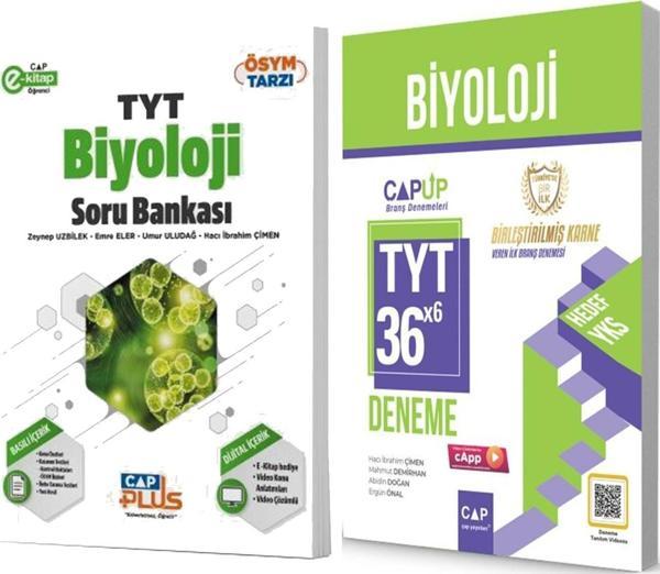 Çap Yayınları TYT Biyoloji Soru Bankası ve Deneme Seti 2 Kitap - Çap Yayınları - Image 1