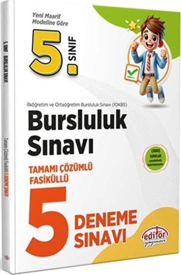 5. Sınıf Bursluluk Sınavı Tamamı Çözümlü 5 Deneme Sınavı Data Yayınları - Data Yayınları - Image 1