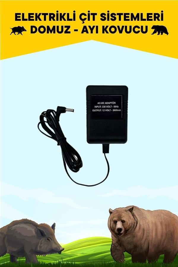 12 V 3 AMPER TRAFOLU ADAPTÖR - Image 1