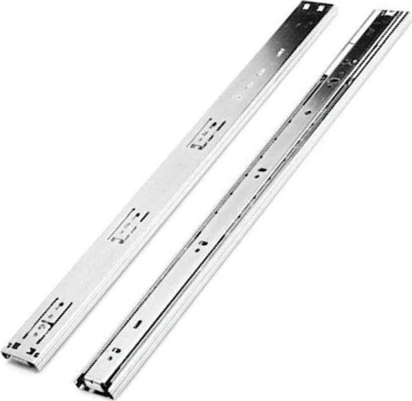 Samet Galvanizli Teleskopik Çekmece Rayı 35x450 - Image 1