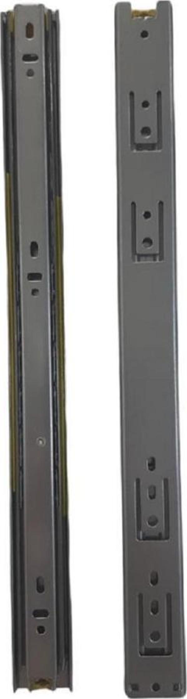 STD Galvanizli Teleskopik Çekmece Rayı 35x400 - Image 1