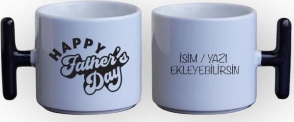 Dearens Father'S Day Mesajlı T Kupa Beyaz - Image 1