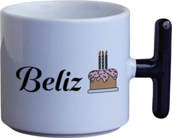 Dearens İyi Ki Doğdun İsimli Doğum Günü T Kupa Beyaz - Image 1