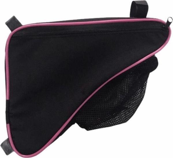 Erseplus Bisiklet Çantası Üçgen Kadro Arası Suluk Hazneli (Filesiz Model) Pembe - Image 1