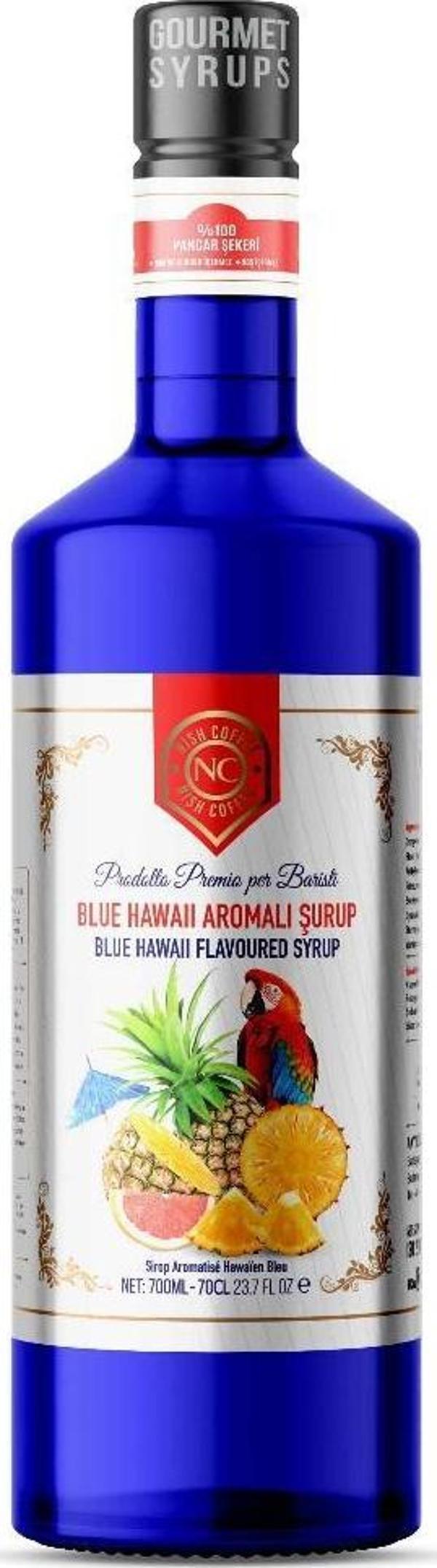 Nish Blue Hawaii Aromalı Şurup 700 ML - P - Image 1