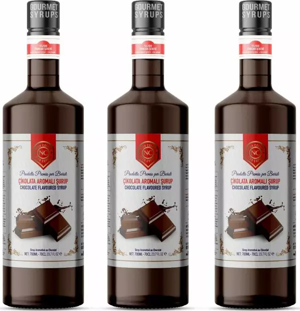 Nish Çikolata Aromalı Şurup 3 x 700 ML - P - Image 1