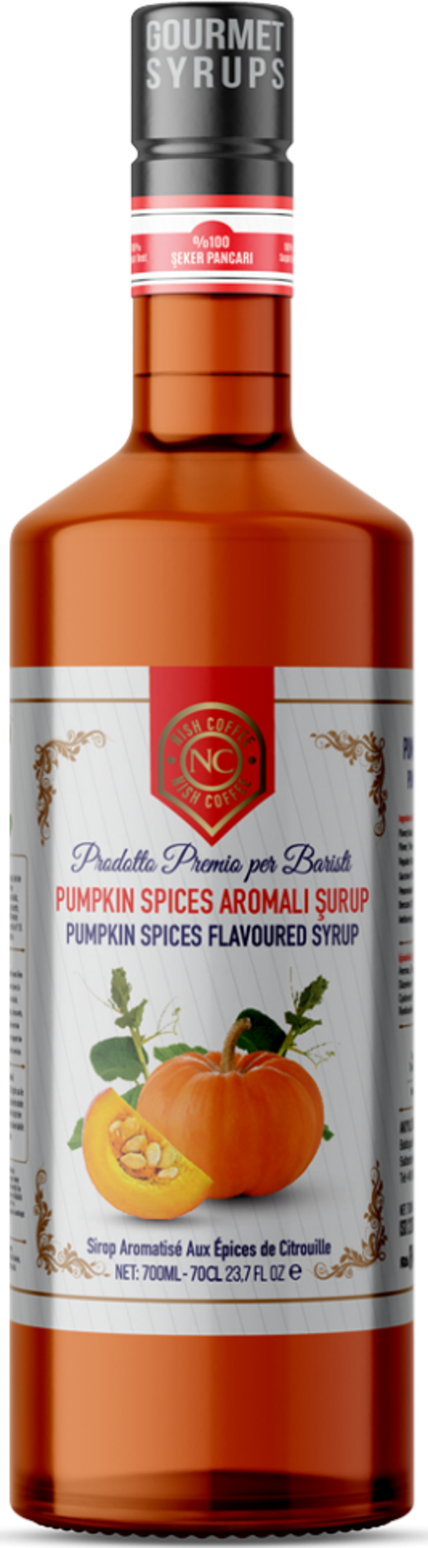 Nish Pumpkin Spices Aromalı Şurup 700 ML - P - Image 1