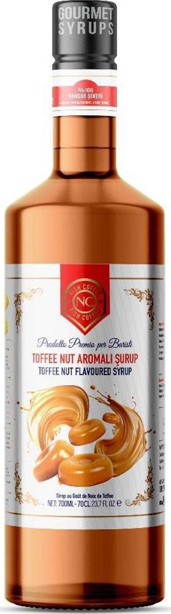 Nish Toffee Nut Aromalı Şurup 700 ML - P - Image 1