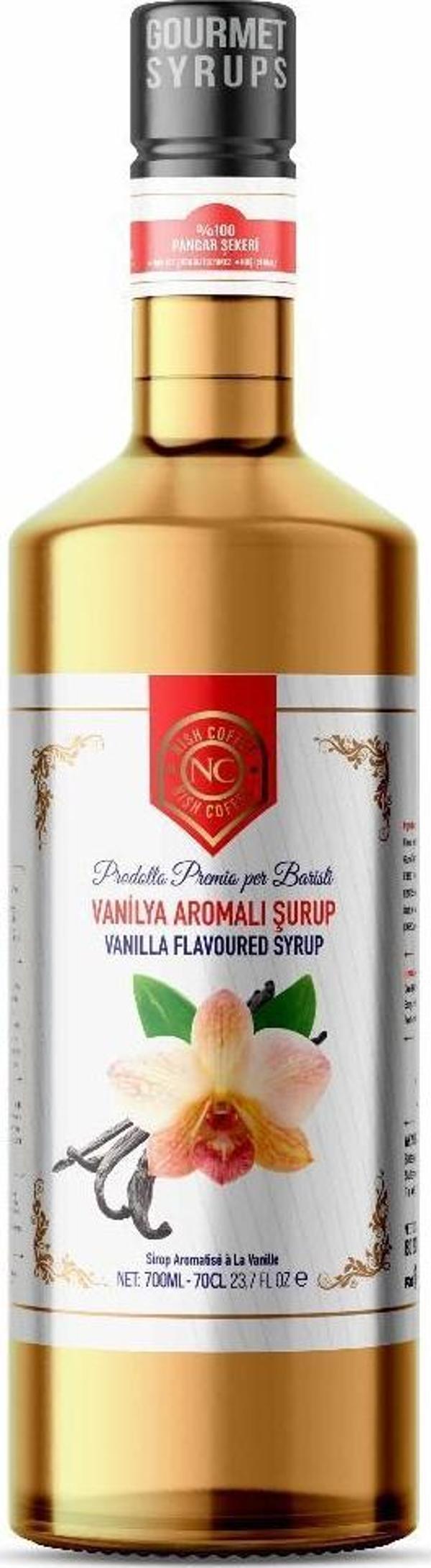 Nish Vanilya Aromalı Şurup 700 ML-Pet Şişe - Image 1
