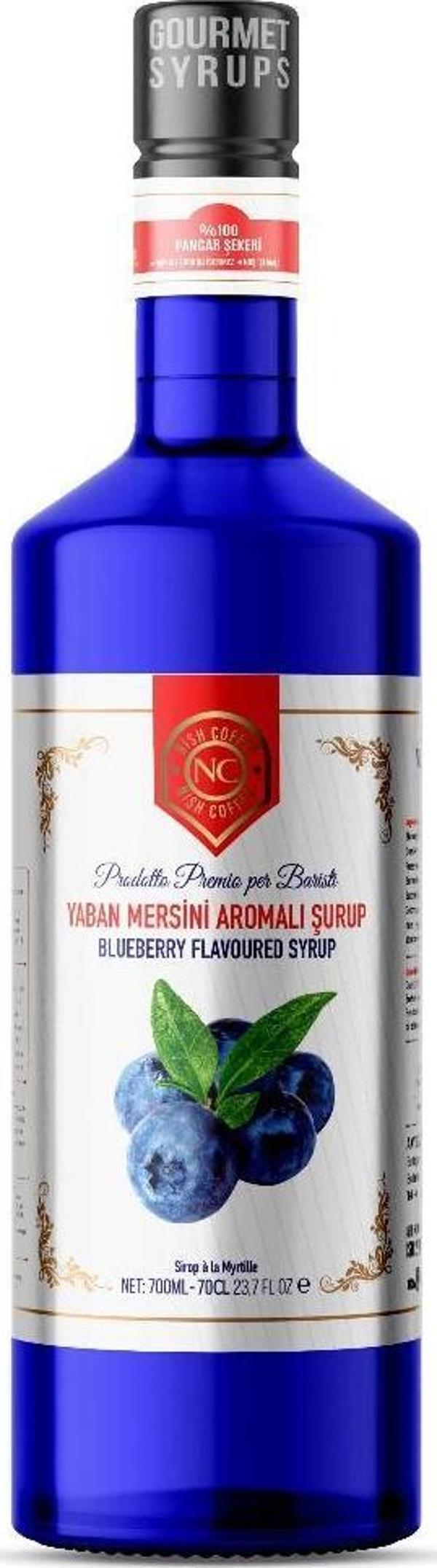 Nish Yaban Mersini (Blueberry) Aromalı Şurup 700 ML - P - Image 1