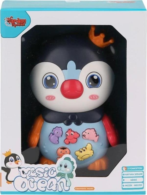 JLG-855-115A Işıklı ve Müzikli Penguen Pianosu -Vardem Oyuncak - Image 1