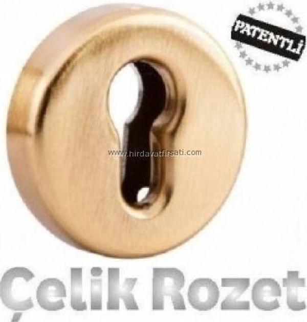 Sarı yale çelik rozet eski tip kapılar için - Image 1