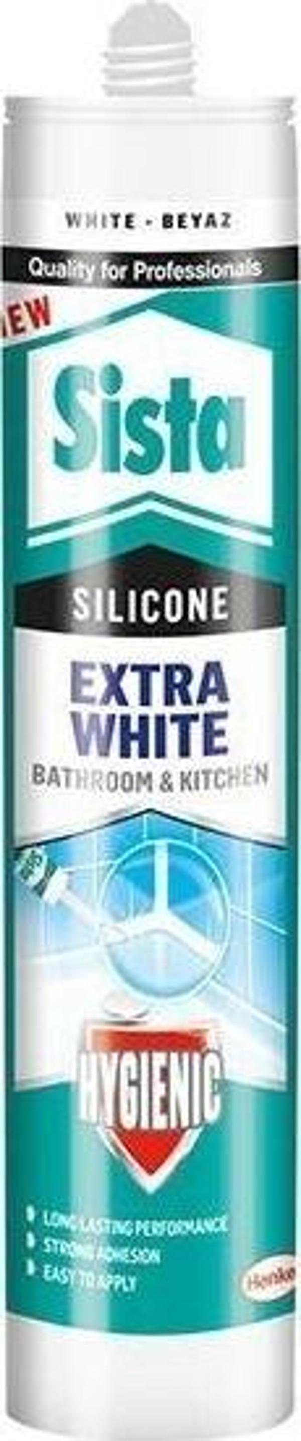 Sista Extra White kararmayan,antibakteriyel,su sızdırmayan silikon 280 ml - Image 1