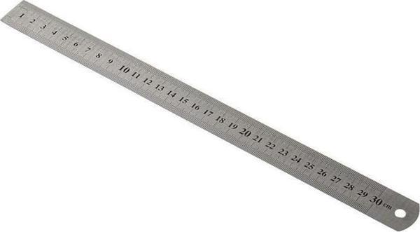 Çelik cetvel metre 30 cm - Image 1