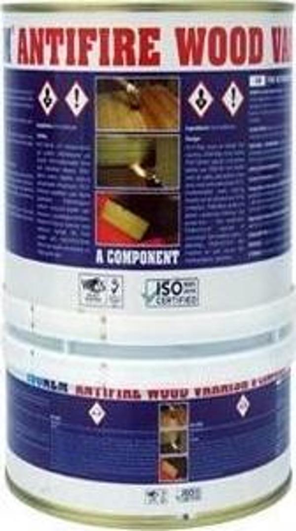 İsonem AntiFire Wood Varnish Yangın Geciktirici Ahşap Verniği 1.5 Kg - Image 1