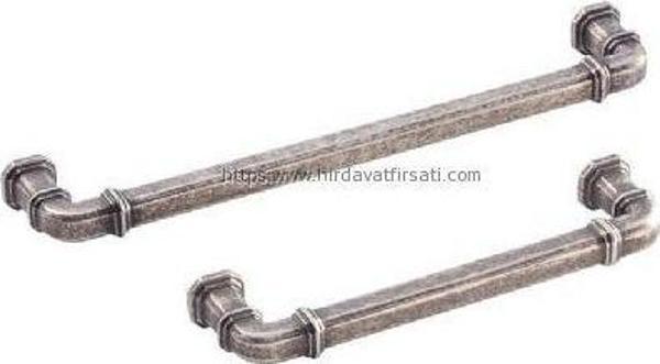Doğanlar GUSTO antik gümüş mobilya kulp kulbu 192 mm - Image 1