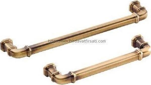 Doğanlar GUSTO olifka antik sarı mobilya kulp kulbu 128 mm - Image 1