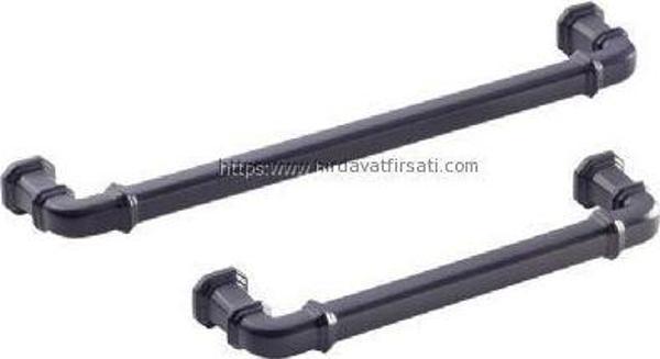 Doğanlar GUSTO siyah mobilya kulp kulbu 192 mm - Image 1