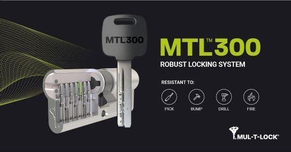 Mul-t-lock (multilock, multlock) integratör MTL300 MANDALLI TUZAKLI patentli anahtarlı barel - Image 1