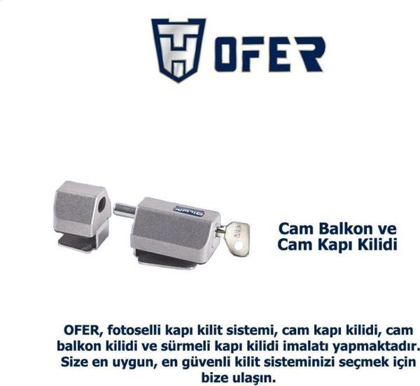 Ofer cam kapılar ve cam balkonlar için Güvenlikli emniyet kilidi Yeni TİP - Image 1