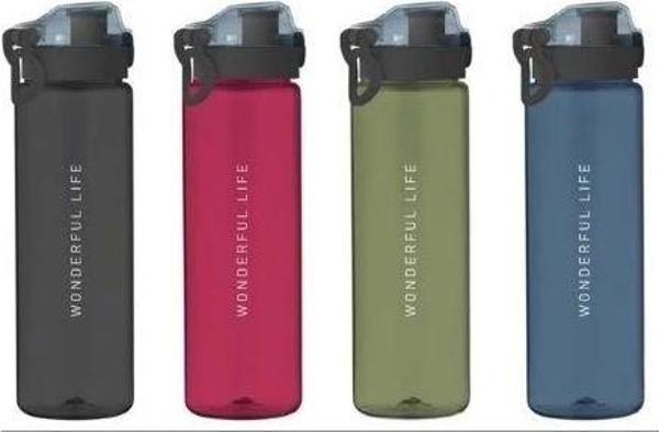 GIPTA WONDERFULL SABLAJ DESENLİ TRİTAN SPORCU MATARA 500 Ml - MAVİ - Image 1