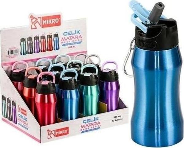 MİKRO MT 2630-12 500 ML ÇELİK MATARA - Image 1