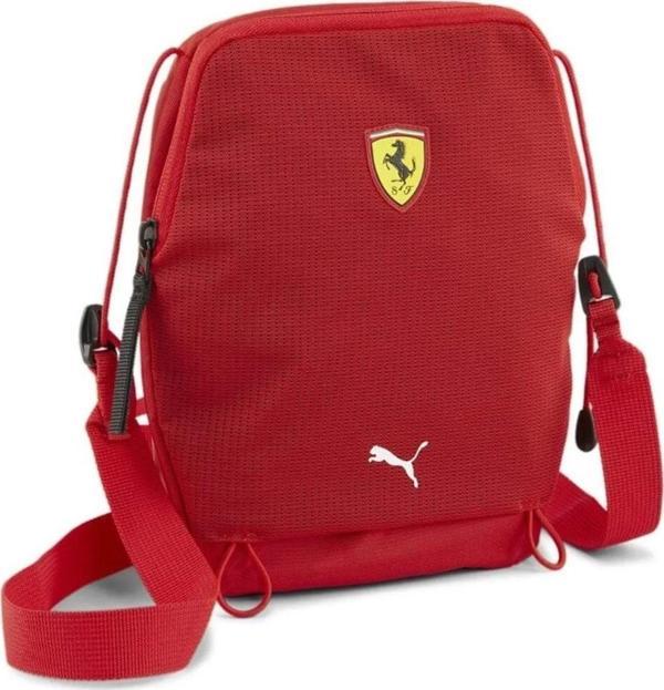 090662 Ferrari Portable Portable Unisex Çapraz Omuz Çantası Kırmızı - Image 1