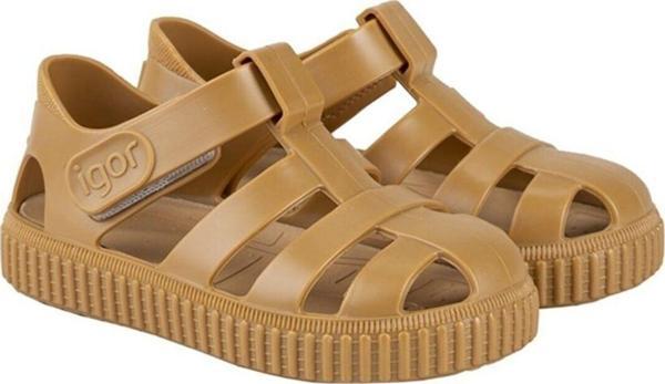 Koyu Hardal Renk Unisex Çocuk Sandalet - Image 1