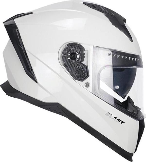 CGM 311A BLAST MONO KAPALI MOTOSİKLET KASKI Beyaz / L - Image 1