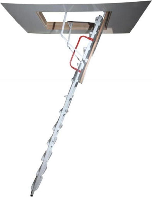 2mm Ahşap Metal Katlanır Çatı Merdiveni 70 X 130 Cm  - Image 1