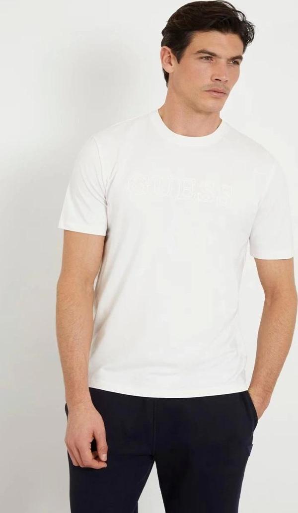 Guess Erkek Önü Logolu T-Shirt - Image 1