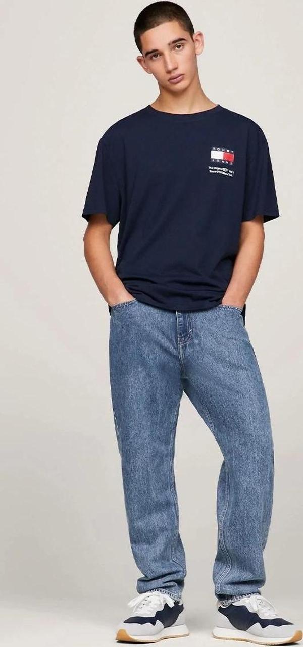 Tommy Hilfiger Erkek 2'li Lacivert T-Shirt - Image 1