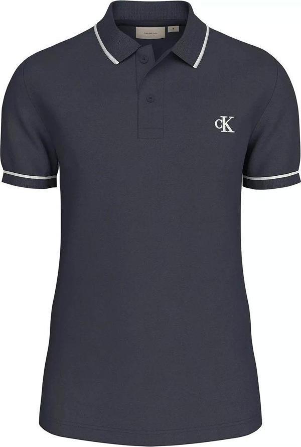 Calvin Klein Erkek Polo Yaka Lacivert - Image 1