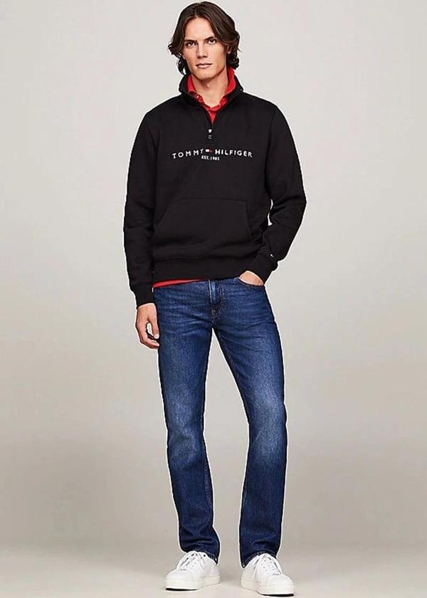 Tommy Hilfiger Erkek Çeyrek Fermuarlı Sweatshirt - Image 1