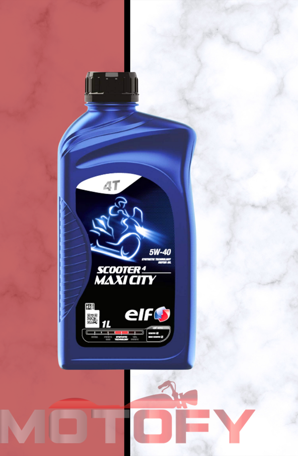 ELF SCOOTER 4 MAXI CITY 5W-40 SENTETİK MOTOSİKLET YAĞI - Image 1