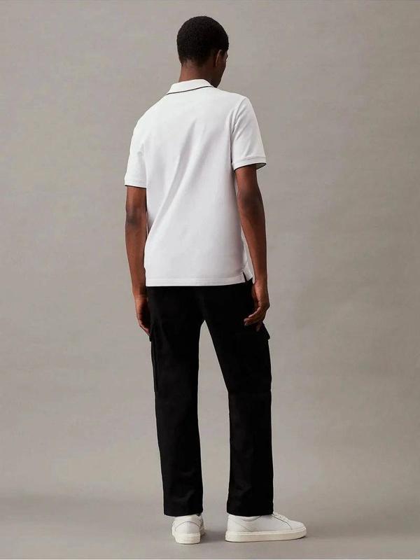 STRETCH PIQUE TIPPING POLO - Image 1