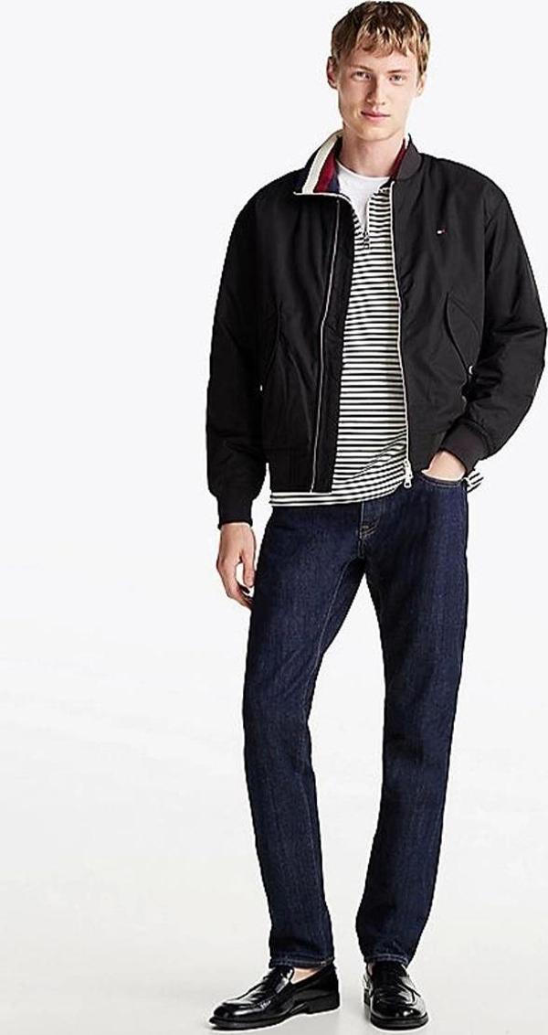 Tommy Hilfiger Erkek Su İtici Siyah Ceket - Image 1