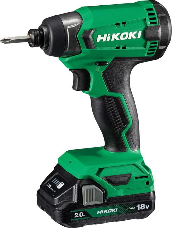 Hikoki WH18DA-2.0 18V/2.0Ah 140Nm Çift Akülü Şarjlı Darbeli Vidalama - Image 1