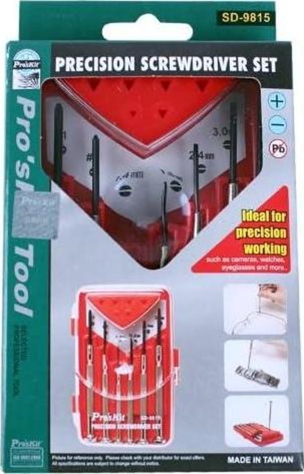 Proskit SD-9815 HASSAS TORNAVİDA SETİ (6pcs) - Image 1