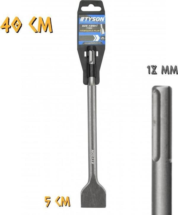 Kupa Tyson SDS Max Geniş Keski - 18x400x50 mm. - Image 1