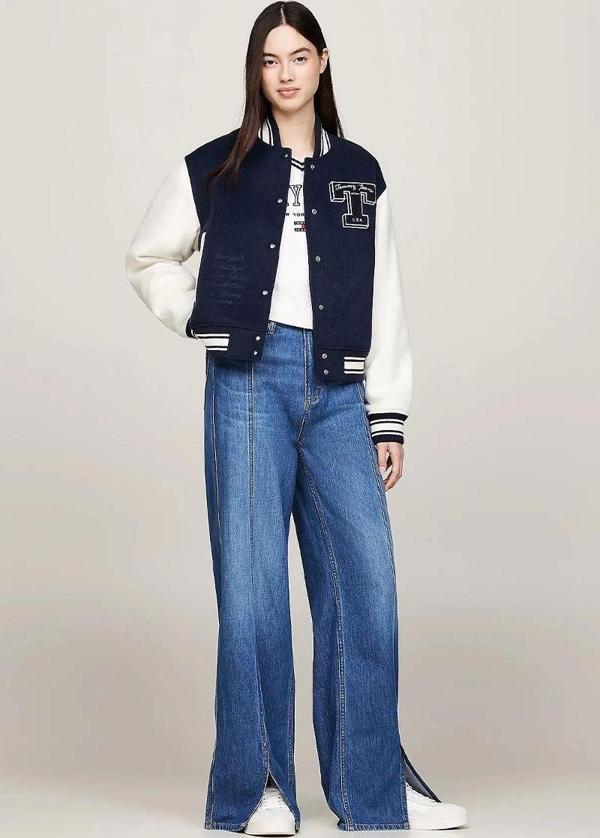 Tommy Jeans Kadın Letterman Ceket - Image 1