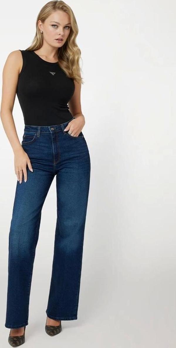 Guess Kadın İspanyol Paça Mavi Jean Pantolon - Image 1