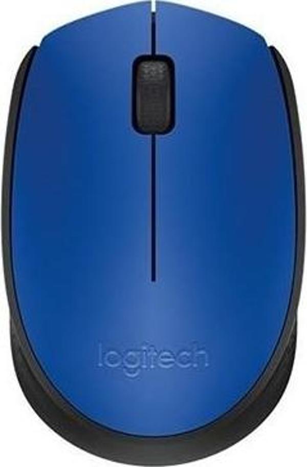 Logitech M171 USB Alıcılı Kablosuz Kompakt Mouse Mavi 910-004640 - Image 1