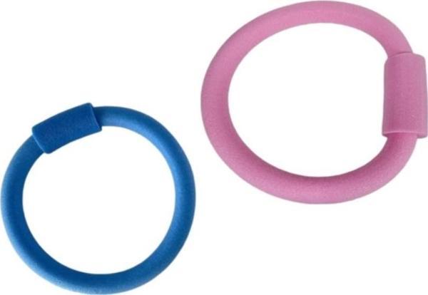 2 Adet Kilitli Kelepçeli Deniz ve Havuz Makarnası, Mavi Mavi - Pembe Pembe - Image 1