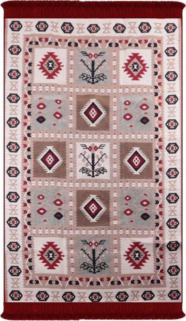 Bigghome Çift Taraflı Kilim, Makinede Yıkanabilir, Modern Desenli, 120*180 cm, SA1619B - Image 1