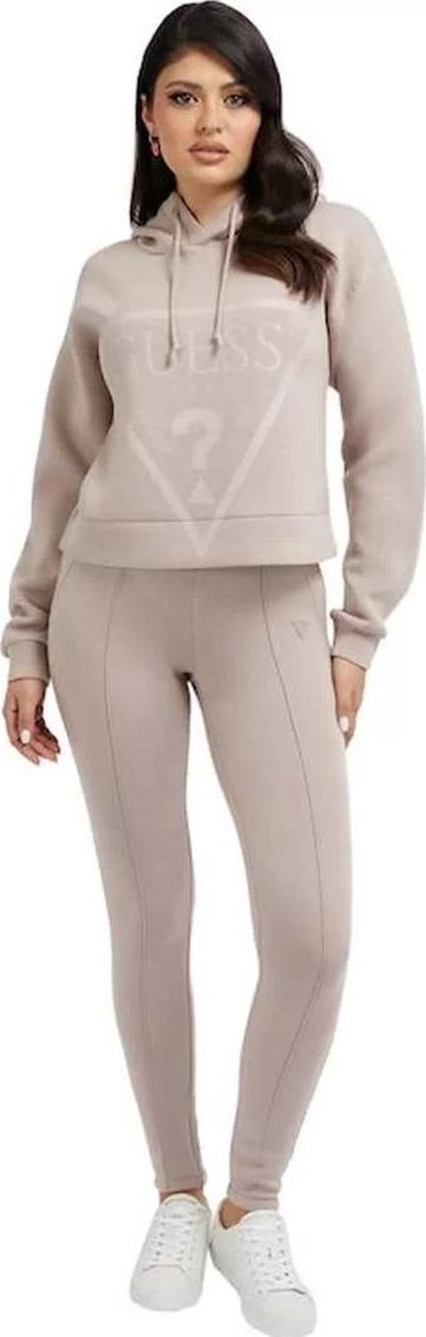 Guess Kadın Üçgen Logolu Scuba Sweatshi̇rt - Image 1