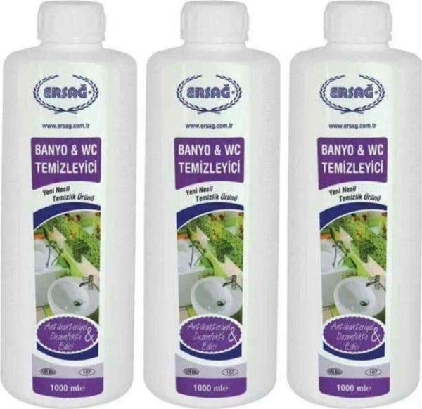 Ersağ Banyo Wc Temizleyici 3 Adet X 1000 ml. - Image 1