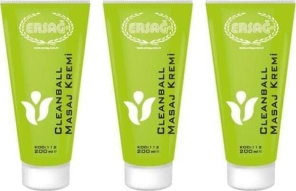 Ersağ Masaj Kremi 3 Adet 200 Ml. Ücretsiz Kargo - Image 1